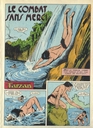 Scan Episode Tarzan pour illustration du travail du Scénariste Edgard Rice Burroughs